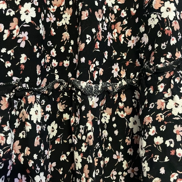 Ardene black mini skirt tiered - Picture 3 of 3